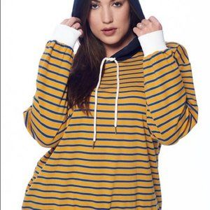 Leana Stripped Hoodie (1XL, 2XL, and 3XL Sizes)